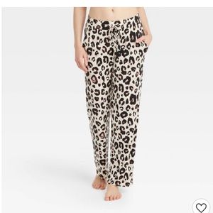 NWT Cheetah Pajama Pants